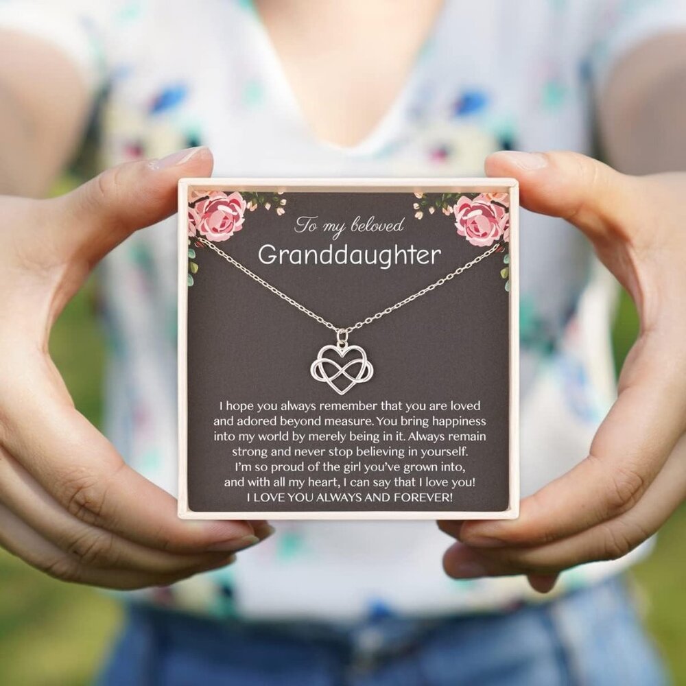 Tiny Sterling Silver Infinity Heart Necklace Sent… - image 2